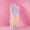 Baby Silicone Spoon Fork Set Soft Bendable Toddler Training Feeding Utensils 14