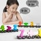 Montessori Magnetic Wooden Train Set 12Piece Colorful Learning Number Toy 1