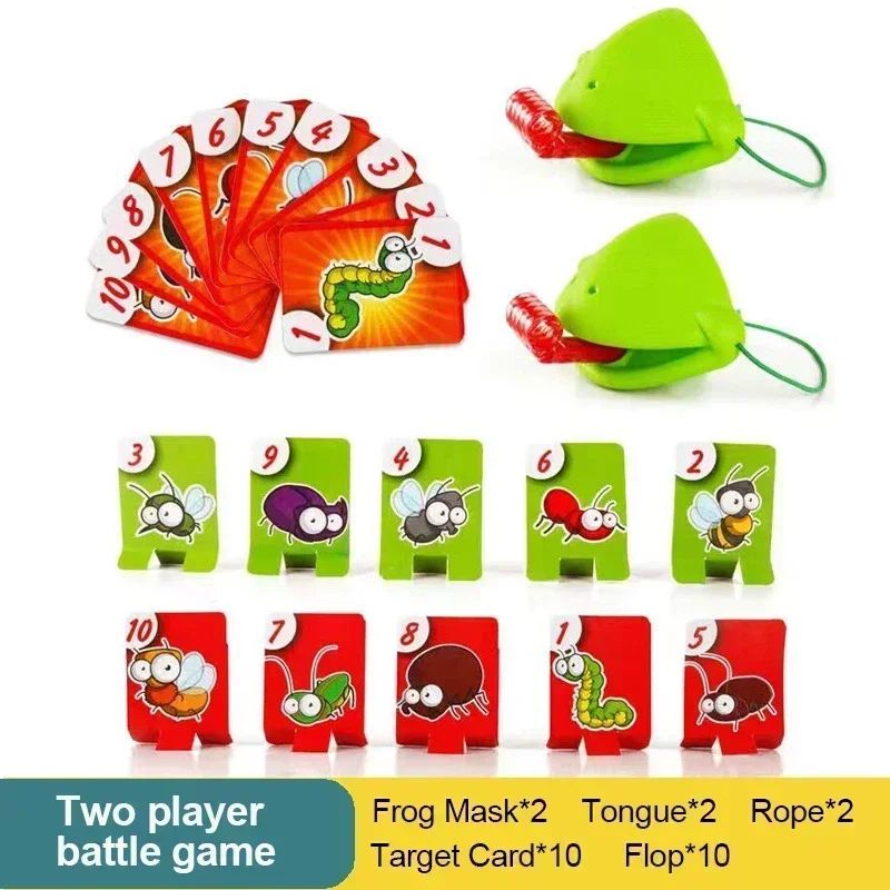 Frog Tongue Lick Game Funny Family Party Board Game For Kids Adults 7