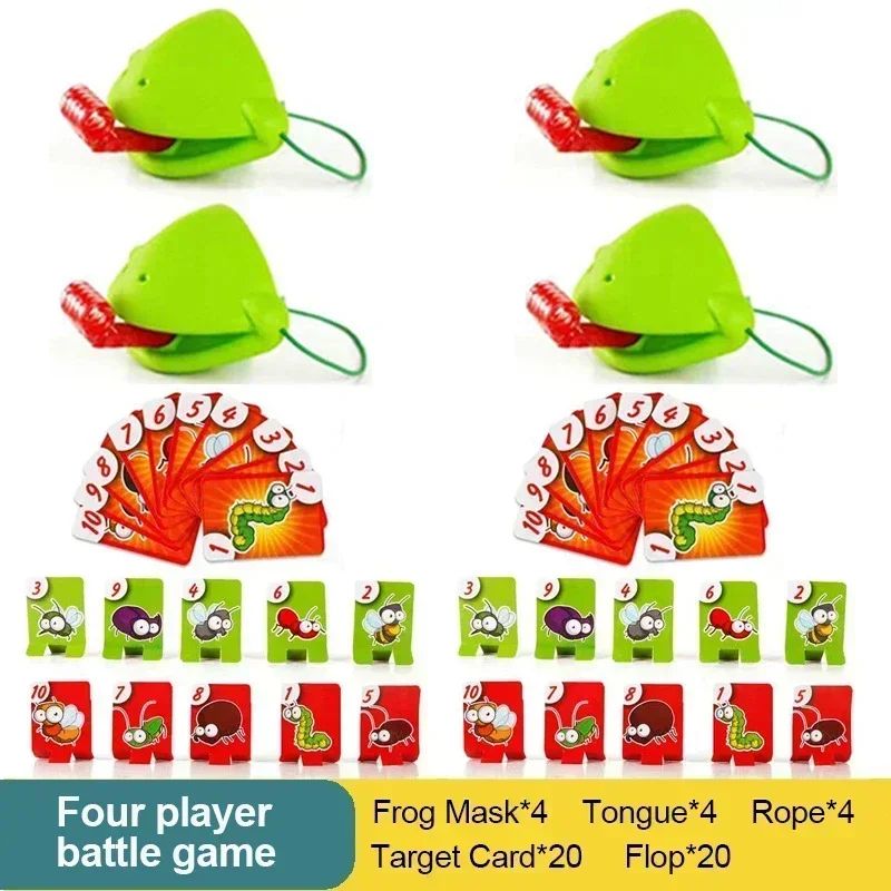 Frog Tongue Lick Game Funny Family Party Board Game For Kids Adults 8
