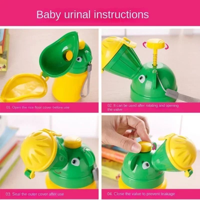 Portable Baby Potty Training Toilet AntiLeak Travel Urinal For Boys Girls Outdoor Car Use 4