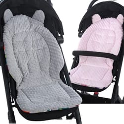 baby stroller changing pad – cotton diaper nappy mat for pram, buggy, car seat & newborns