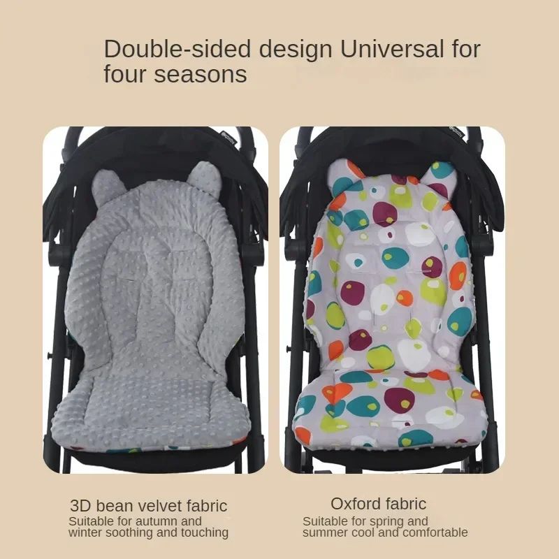 Baby Stroller Changing Pad Cotton Diaper Nappy Mat For Pram Buggy Car Seat Newborns 1