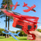Foam Airplane Launcher Toy Outdoor Flying Catapult Plane For Kids Safe EPP Birthday Gift 0