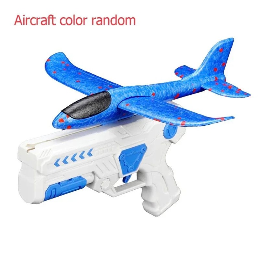 Foam Airplane Launcher Toy Outdoor Flying Catapult Plane For Kids Safe EPP Birthday Gift 8