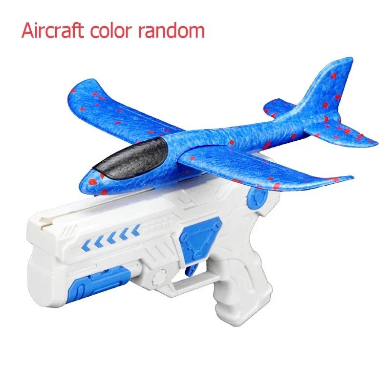 Foam Airplane Launcher Toy Outdoor Flying Catapult Plane For Kids Safe EPP Birthday Gift 8