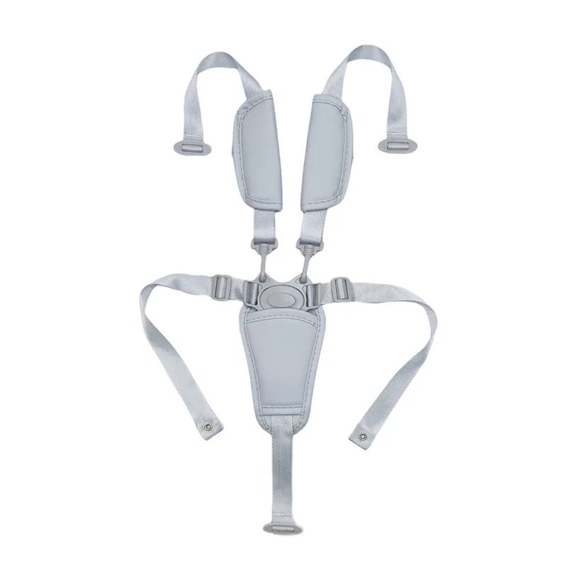 Universal Baby 5Point Safety Harness Adjustable PU Leather Seat Belt For Highchair Pushchair 8