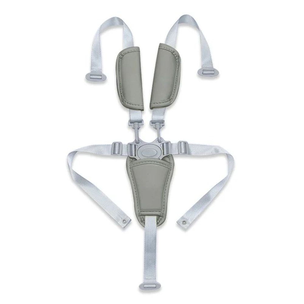 Universal Baby 5Point Safety Harness Adjustable PU Leather Seat Belt For Highchair Pushchair 9