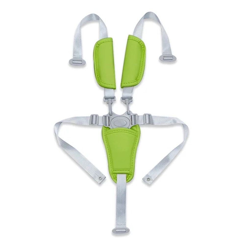 Universal Baby 5Point Safety Harness Adjustable PU Leather Seat Belt For Highchair Pushchair 11