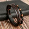Mens Tiger Eye Beaded Leather Bracelet MultiLayer Classic Handmade Fashion Jewelry Gift 8