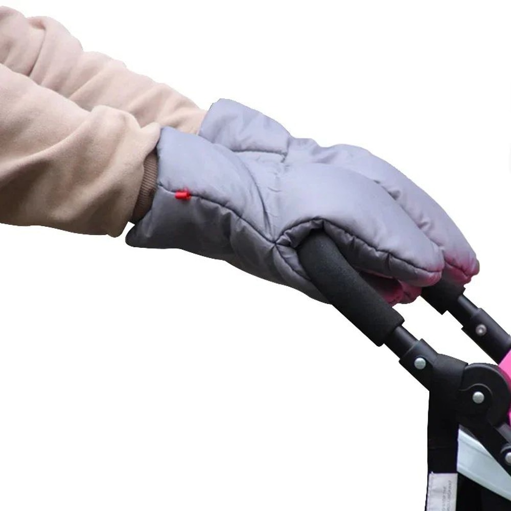 Waterproof Winter Stroller Gloves Warm Hand Muff Mittens For Baby Strollers Prams 1