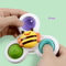 Baby Bath Spinner Toys 3 Pcs Set Suction Cup Rattle Toys For Toddlers Children 2