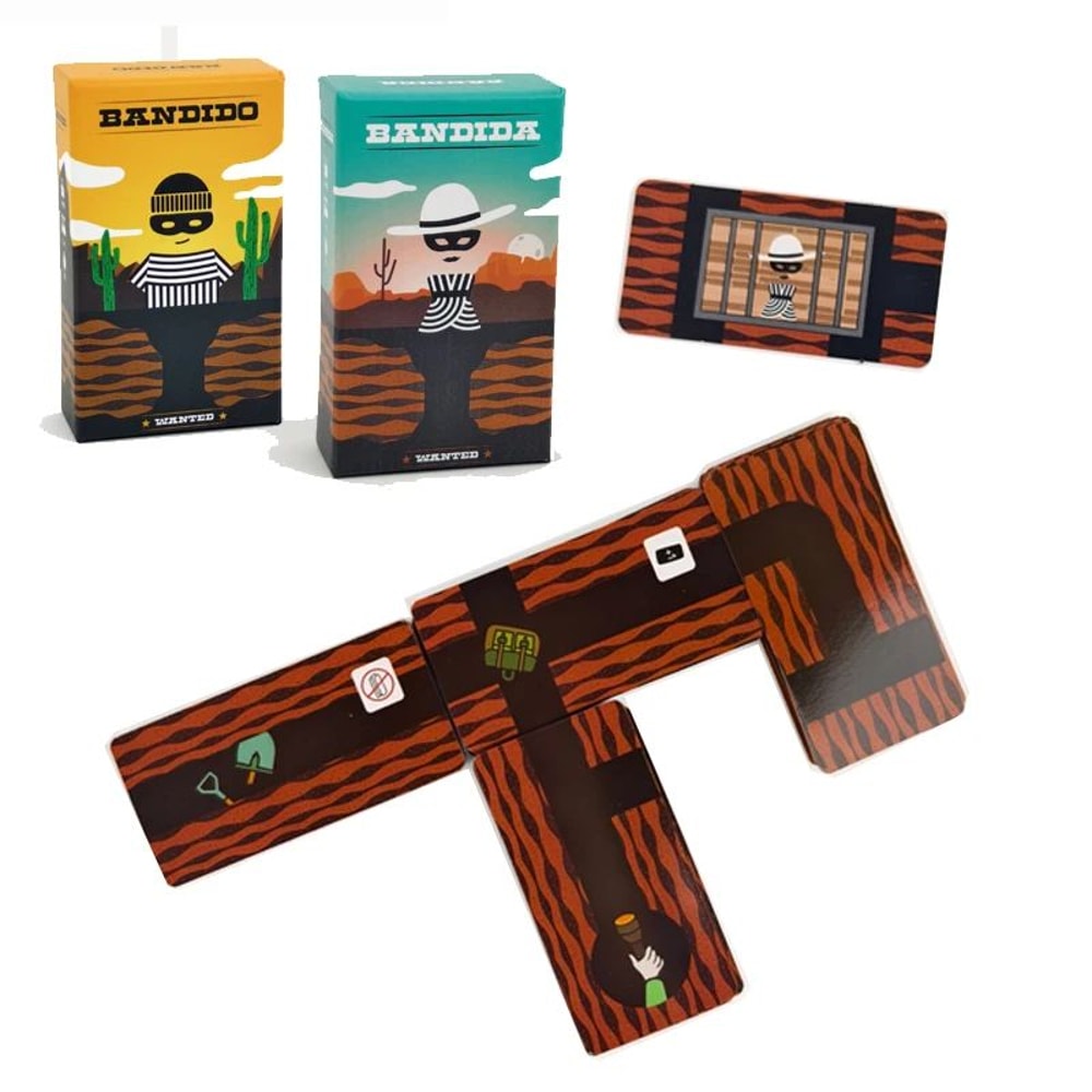 Bandido Bandida Board Game Strategy Puzzle Card Game For Kids Adults Family Fun 0