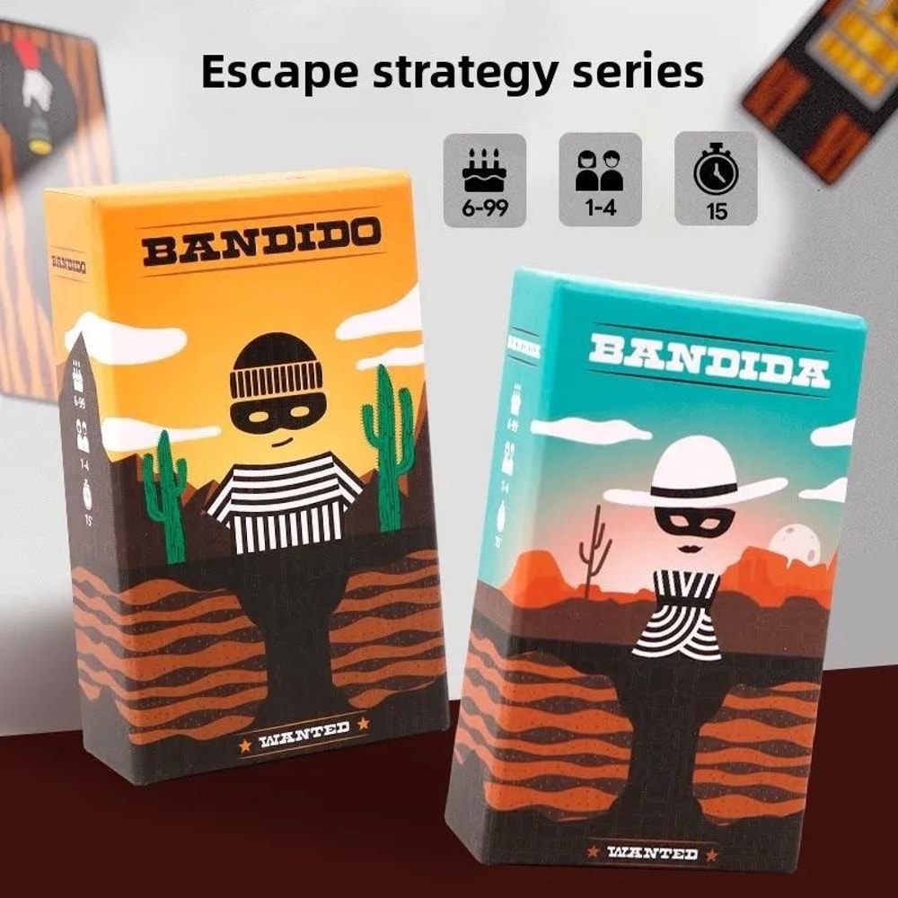 Bandido Bandida Board Game Strategy Puzzle Card Game For Kids Adults Family Fun 2
