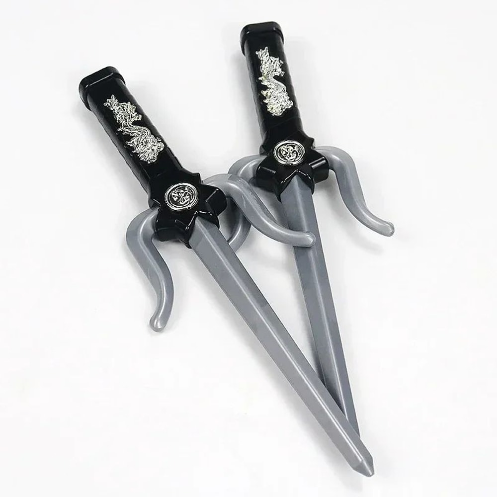 Ninja Costume Toys For Kids Samurai Dagger Toy Knife Ninja Darts Play Set 4