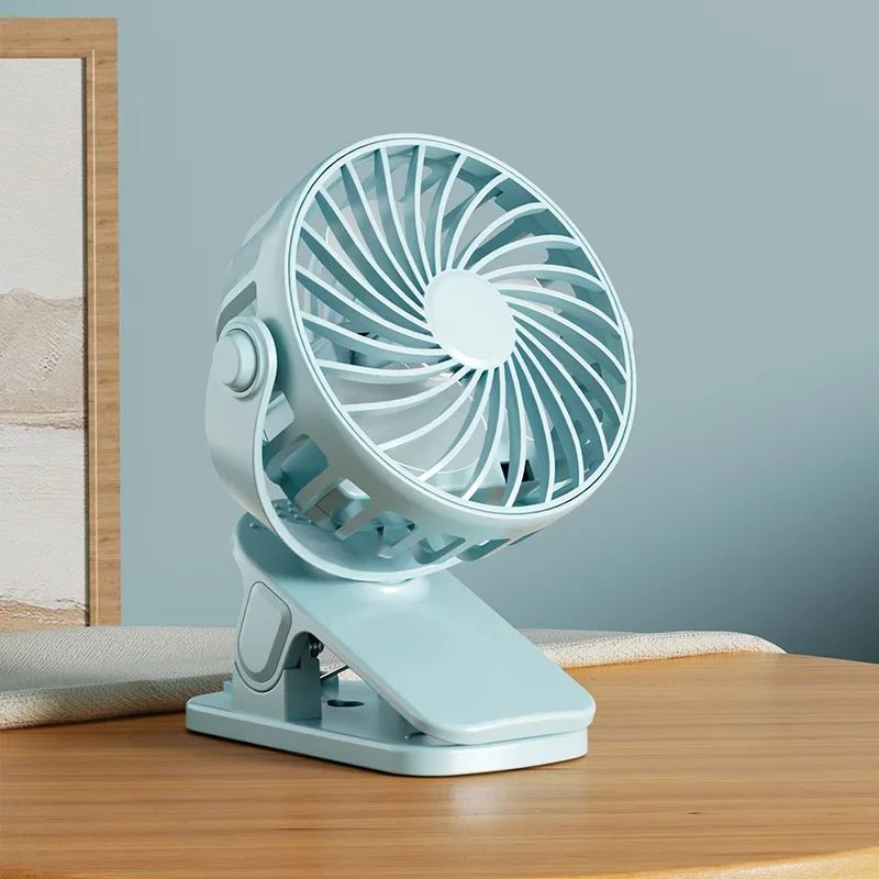 Portable Baby Stroller Fan Rechargeable Clip Fan For Cart High Chair Summer Cooling 6