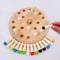 Wooden Memory Match Stick Game Montessori Color Sorting Cognitive Learning Toy 2
