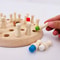 Wooden Memory Match Stick Game Montessori Color Sorting Cognitive Learning Toy 4