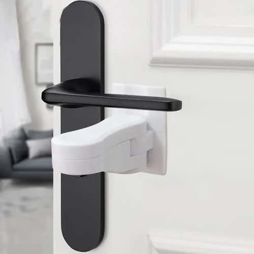 Universal Child Safety Door Lever Lock – ABS Anti-Open Handle Protection for Baby & Kids