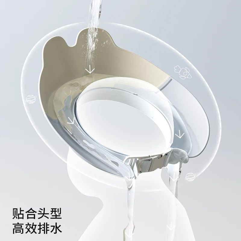 Adjustable Baby Shampoo Cap Dinosaur Cartoon Bath Visor For Infant Hair Eye Ear Protection 1