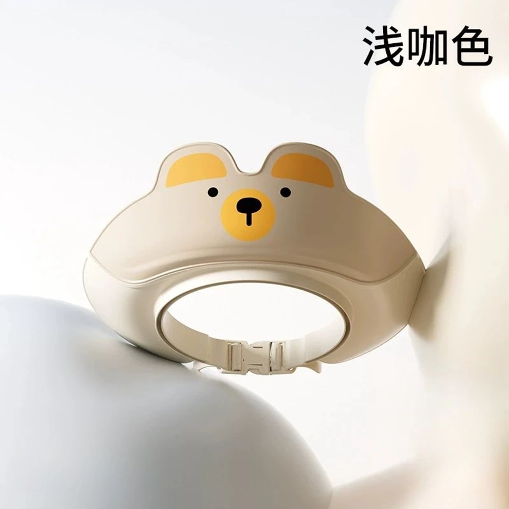 Adjustable Baby Shampoo Cap Dinosaur Cartoon Bath Visor For Infant Hair Eye Ear Protection 9