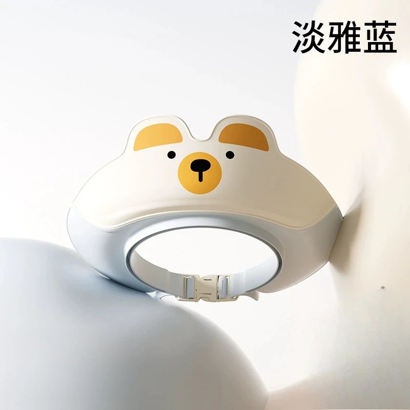 Adjustable Baby Shampoo Cap Dinosaur Cartoon Bath Visor For Infant Hair Eye Ear Protection 11