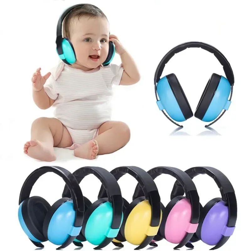 AntiNoise Baby Headphones Soundproof Children Earmuffs For Hearing Protection Sleep 0