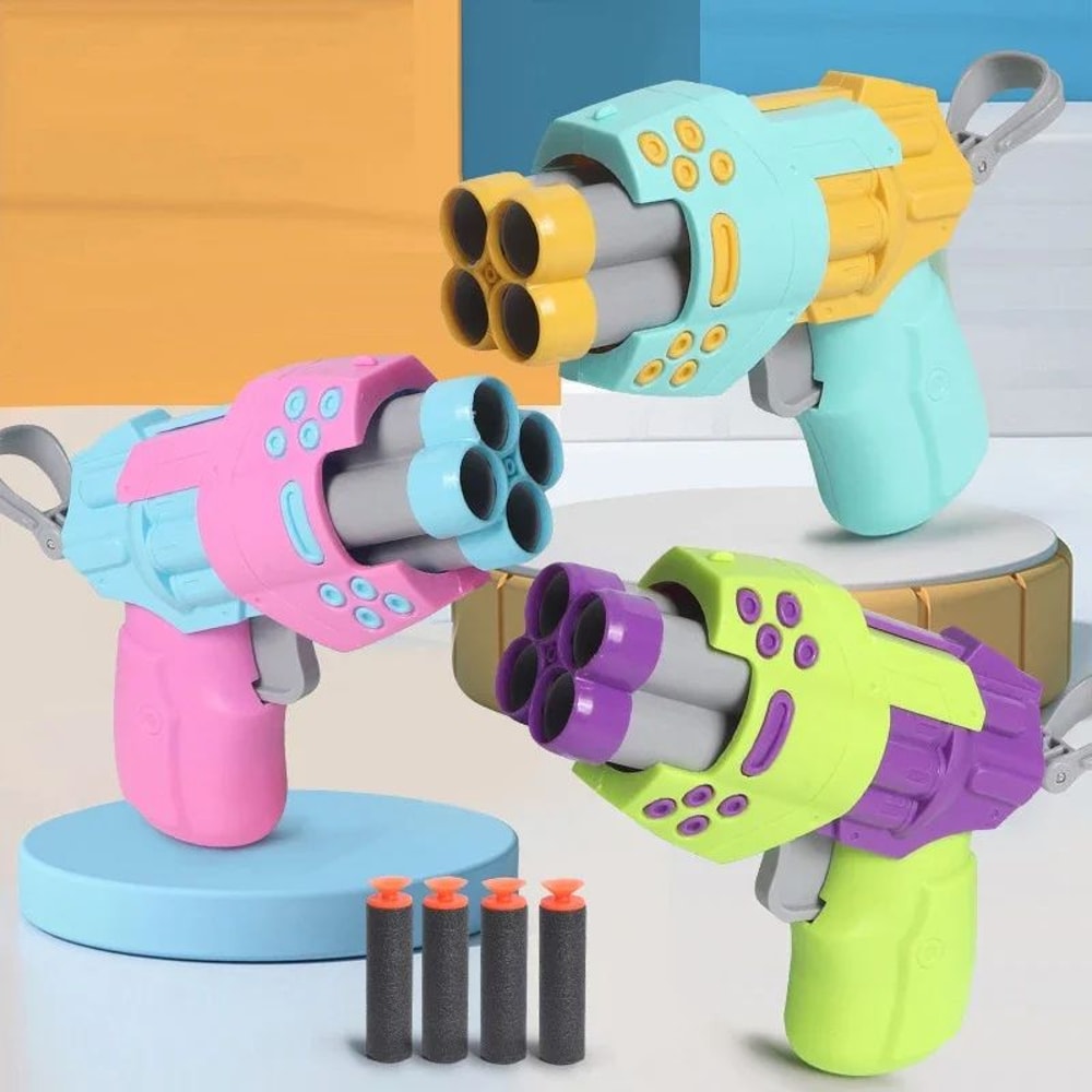 Radish Blaster Foam Dart Toy Gun Soft Bullet Launcher For Safe Play Stress Relief 1