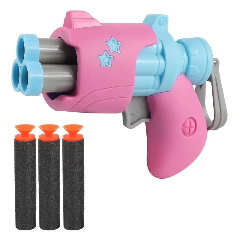 Radish Blaster Foam Dart Toy Gun Soft Bullet Launcher For Safe Play Stress Relief 5