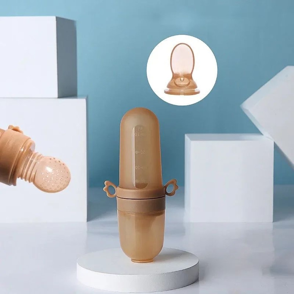 Baby Spoon Bottle Feeder Silicone Dropper Spoon For Feeding Medicine First Foods 1