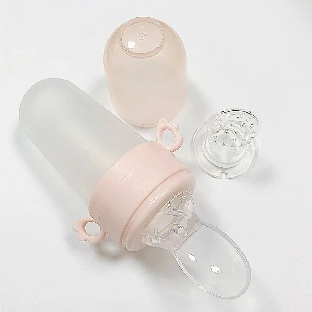 Baby Spoon Bottle Feeder Silicone Dropper Spoon For Feeding Medicine First Foods 8