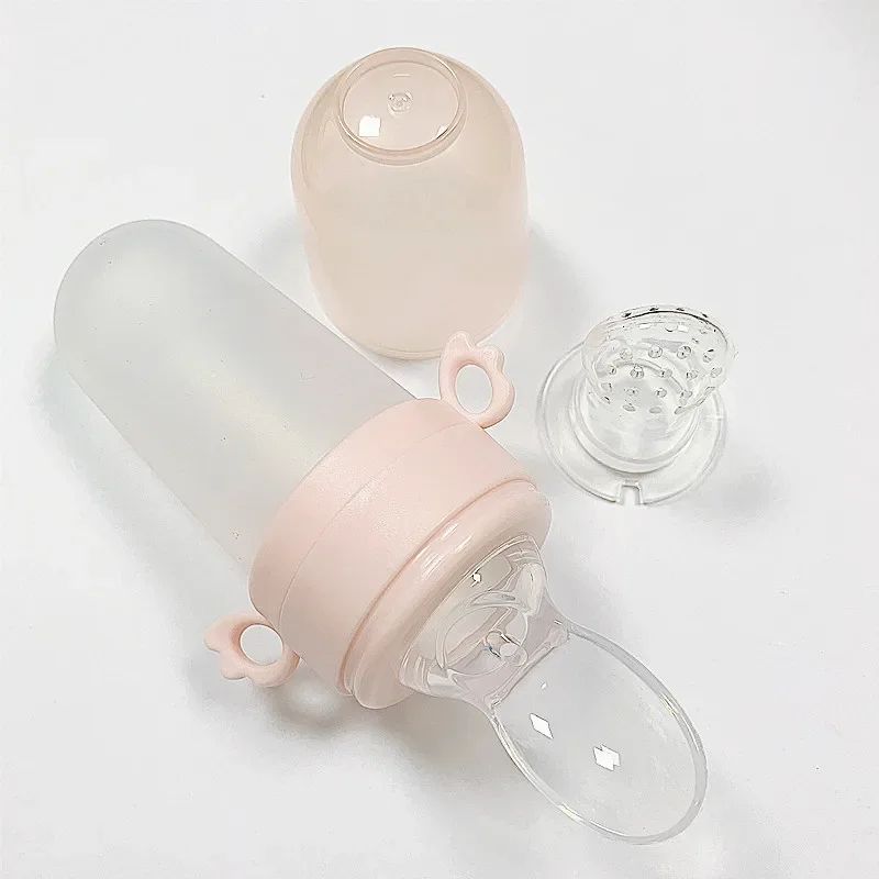 Baby Spoon Bottle Feeder Silicone Dropper Spoon For Feeding Medicine First Foods 8