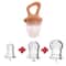 5in1 Baby Fruit Feeder Teething Pacifier Set Silicone Mesh Food Feeder With Interchangeable Nippl 8