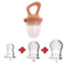 5in1 Baby Fruit Feeder Teething Pacifier Set Silicone Mesh Food Feeder With Interchangeable Nippl 8
