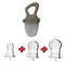 5in1 Baby Fruit Feeder Teething Pacifier Set Silicone Mesh Food Feeder With Interchangeable Nippl 9