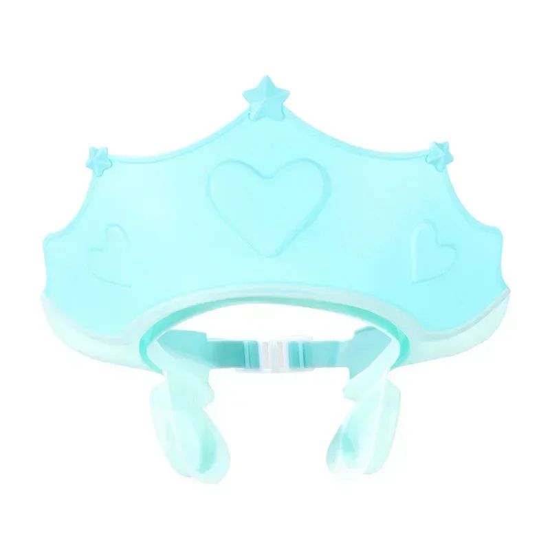 Adjustable Baby Shampoo Shower Cap Soft Hair Wash Hat With Ear Eye Protection For Kids 7