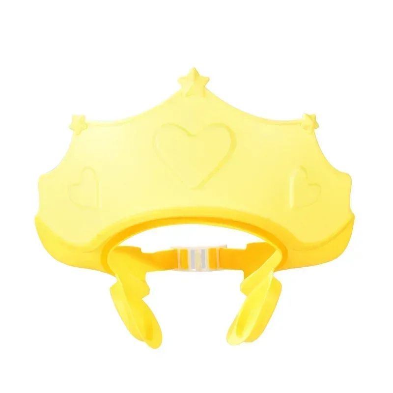 Adjustable Baby Shampoo Shower Cap Soft Hair Wash Hat With Ear Eye Protection For Kids 8