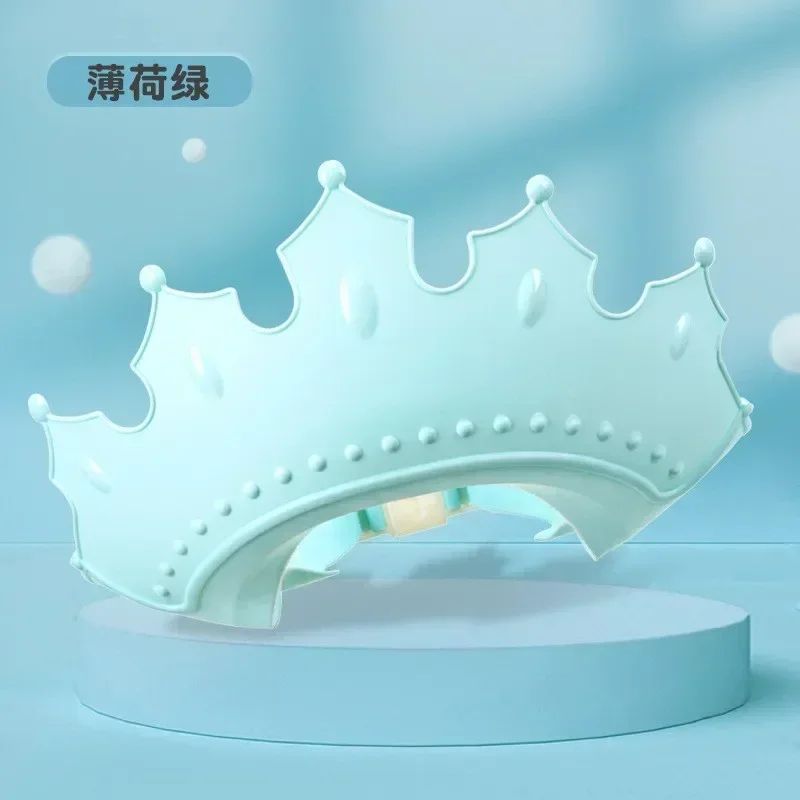 Adjustable Baby Shampoo Shower Cap Soft Hair Wash Hat With Ear Eye Protection For Kids 10