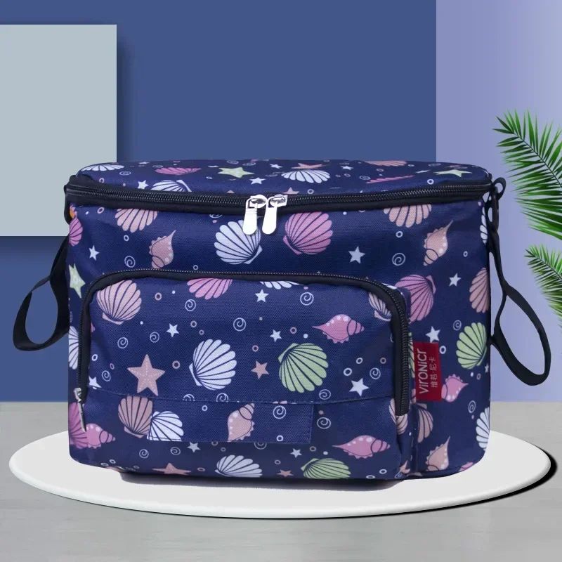 Large Capacity Stroller Organizer Bag Travel Hanging Diaper Bag With Bottle Holders For Baby Prams 8