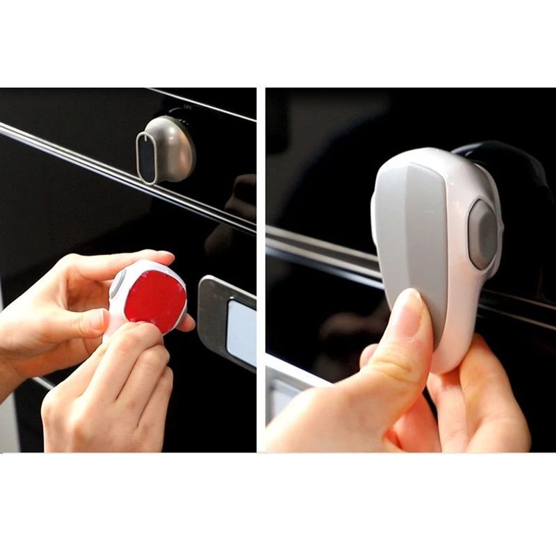 Baby Oven Door Safety Lock Childproof HeatResistant Kitchen Lock For Toddlers 1