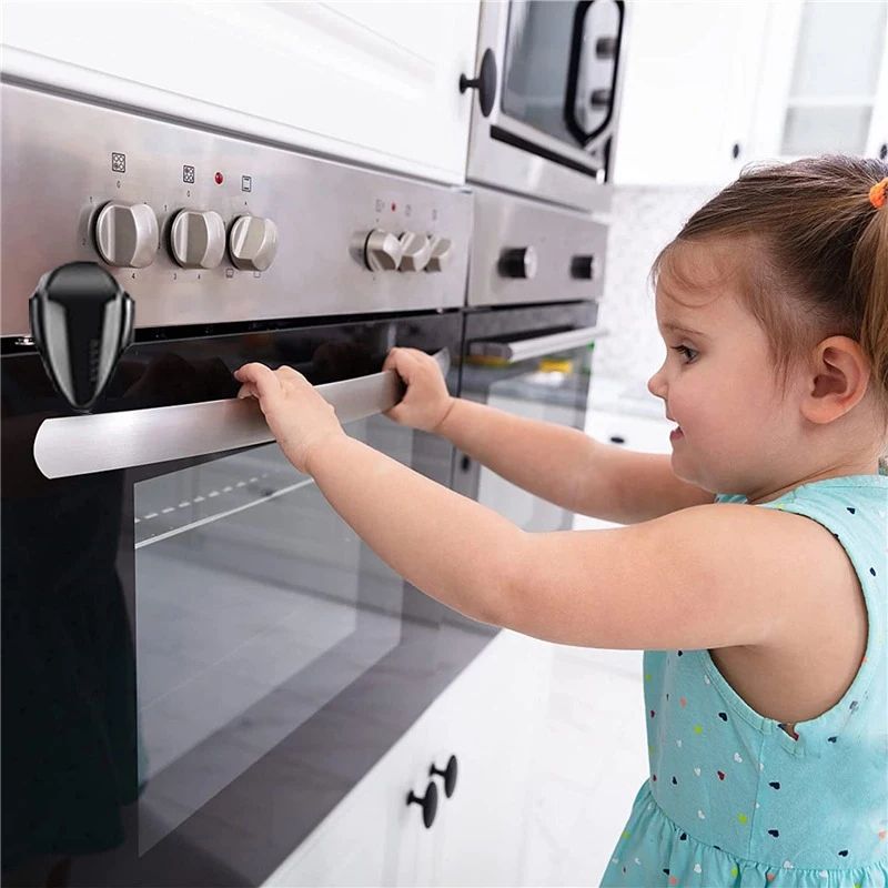 Baby Oven Door Safety Lock Childproof HeatResistant Kitchen Lock For Toddlers 3