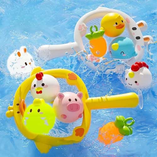 LED Light-Up Duck Bath Toy – Soft Floating Baby Swimming Toy with Colorful Luminous Lights