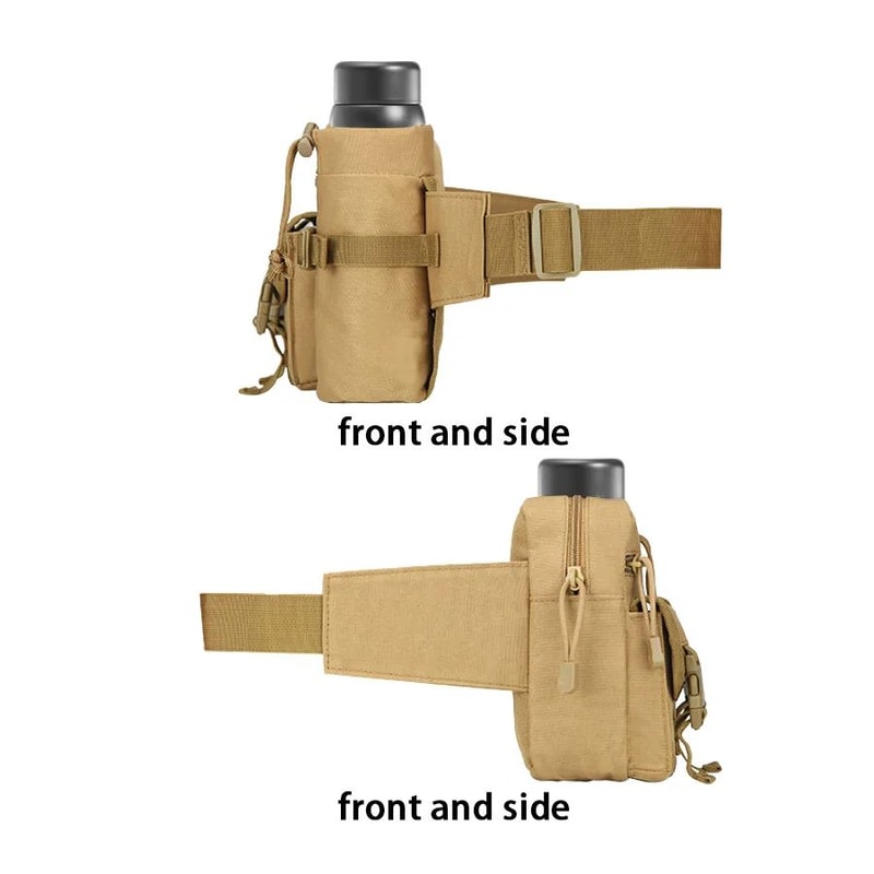 Detachable Sports Water Bottle Waist Bag HandsFree Hydration Belt For Hiking Camping Outdoor Adve 3