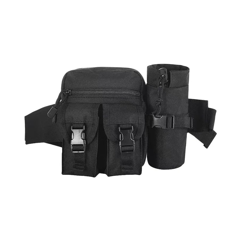 Detachable Sports Water Bottle Waist Bag HandsFree Hydration Belt For Hiking Camping Outdoor Adve 7