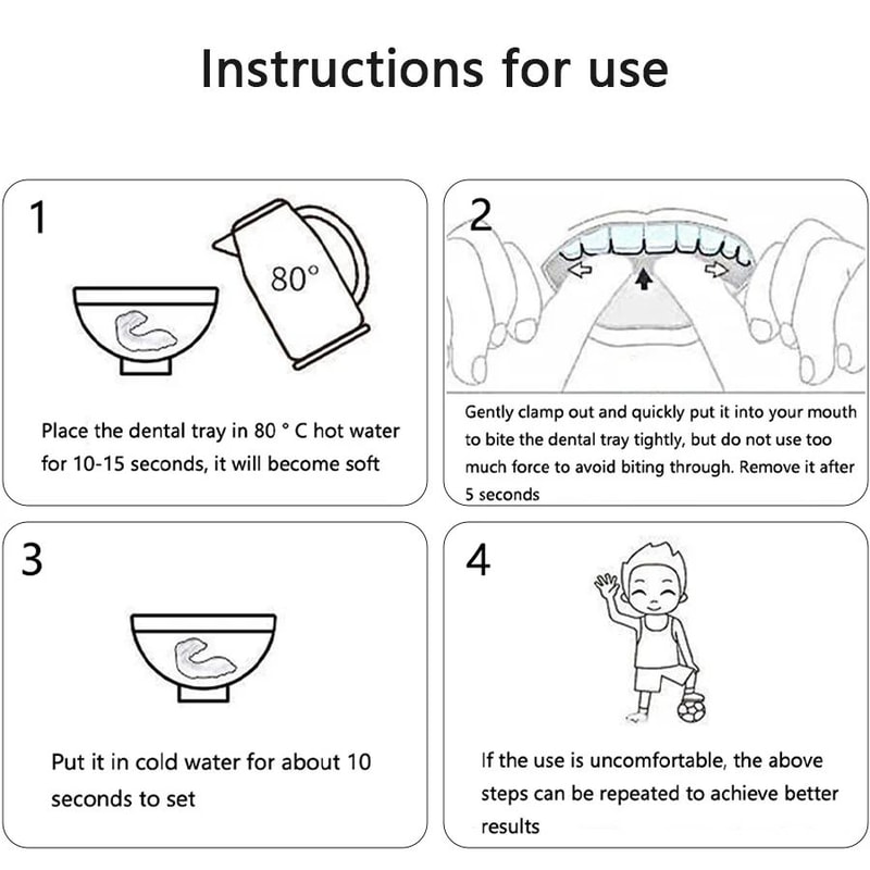 Custom Moldable Boxing Mouth Guard HeatFit Dental Protector For Sanda Training Combat Sports Gift 4