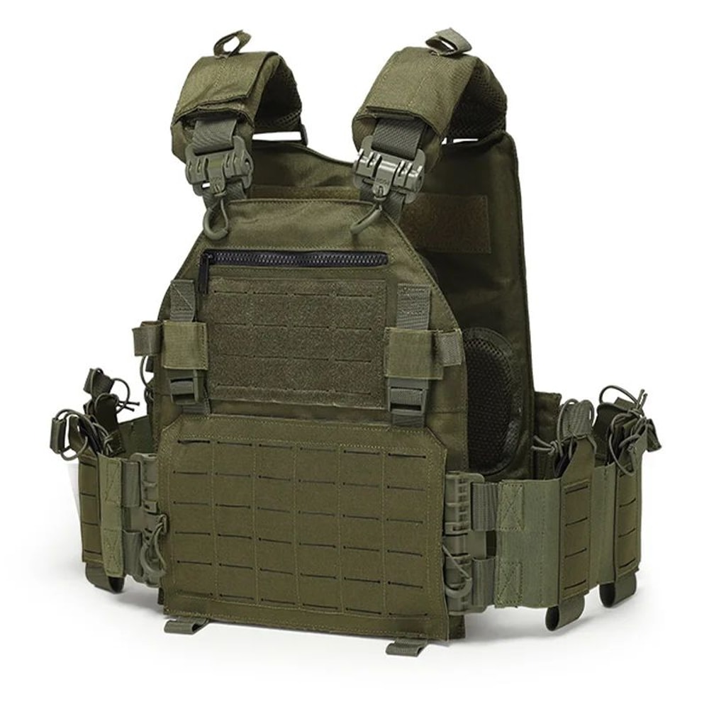 Tactical Training Vest With MOLLE Waterproof WearResistant QuickRelease Outdoor Utility Vest 1