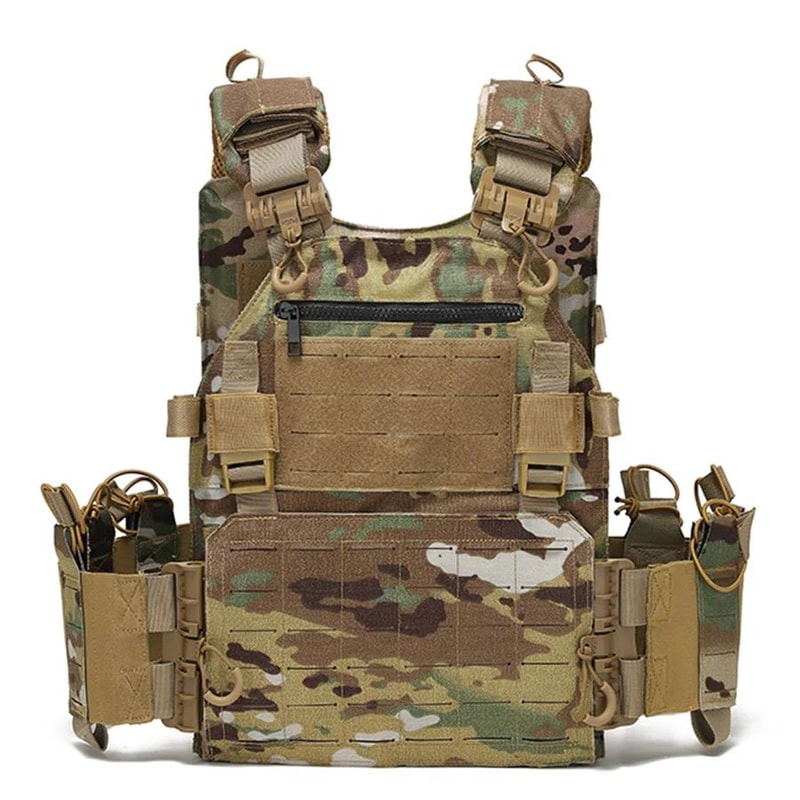 Tactical Training Vest With MOLLE Waterproof WearResistant QuickRelease Outdoor Utility Vest 6