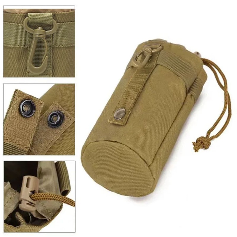 MOLLE Water Bottle Pouch Outdoor Multifunctional Bottle Bag For Camping Hiking Cycling 2