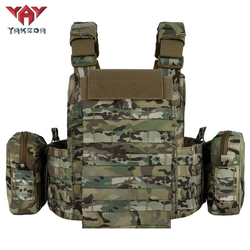 YAKEDA QuickRelease Tactical Training Vest Breathable WearResistant MOLLE Expandable Vest 3