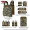 YAKEDA QuickRelease Tactical Training Vest Breathable WearResistant MOLLE Expandable Vest 5